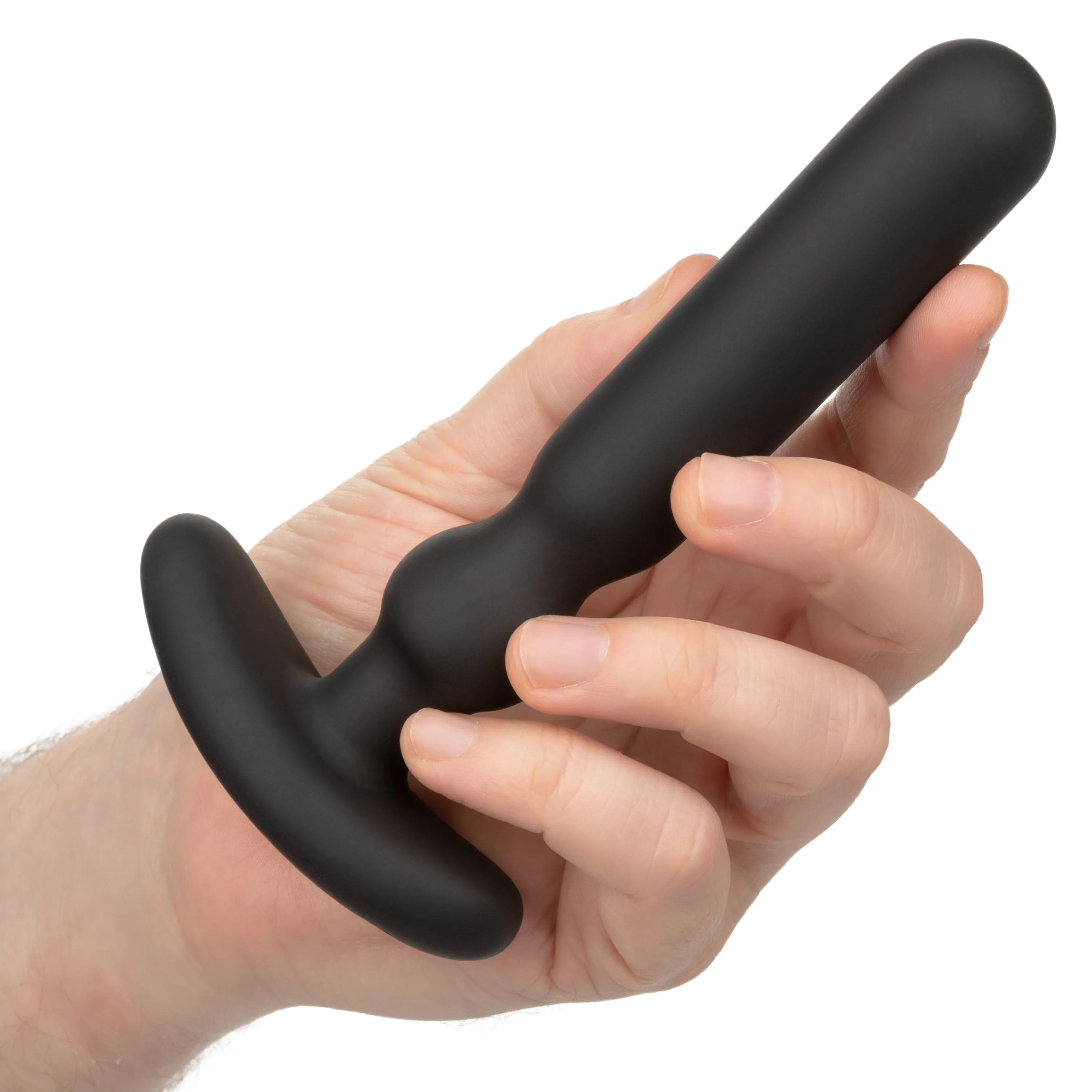 Colt - Rechargeable Large Anal T Vibrating Anal Plug (Black)