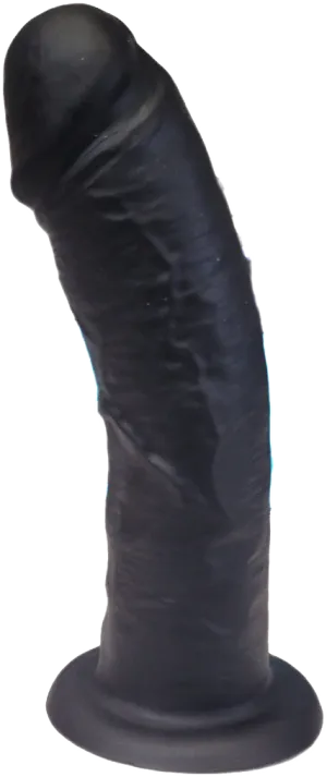 Come Closer  Black 8 Lifelike Silicone Dildo | Dual Core