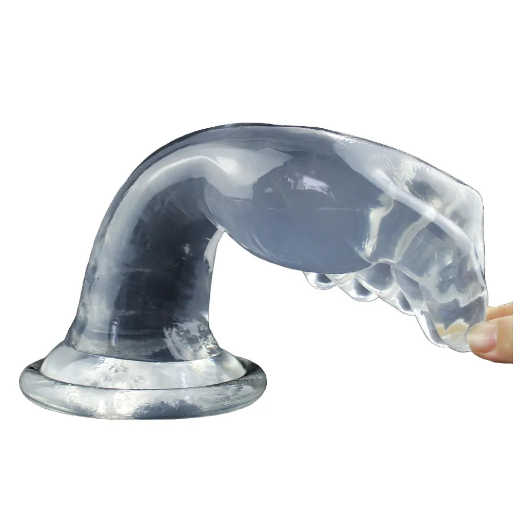 Come Closer Clear Play Fist No 5 | Suction Cup | Flexible O.5 KG  | Free Satin Bag