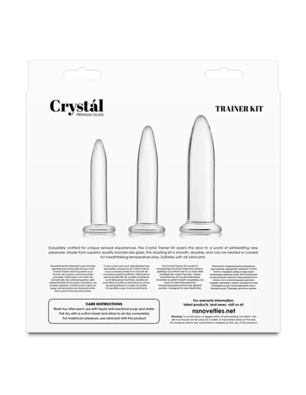 Crystál 3pc Glass Trainer Kit