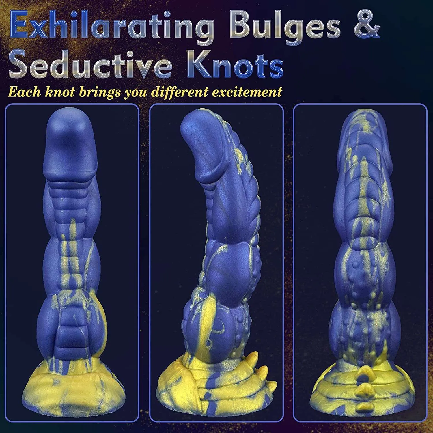 Dickman Realistic Monster Dildos- 8.5'' Knot Exotic Dildos Anal Dildos - Domlust Premium Silicone Sex Toys