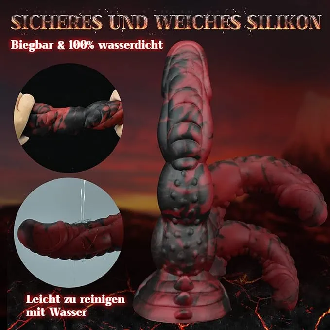 Dickman Realistic Monster Dildos- 8.5'' Knot Exotic Dildos Anal Dildos - Domlust Premium Silicone Sex Toys