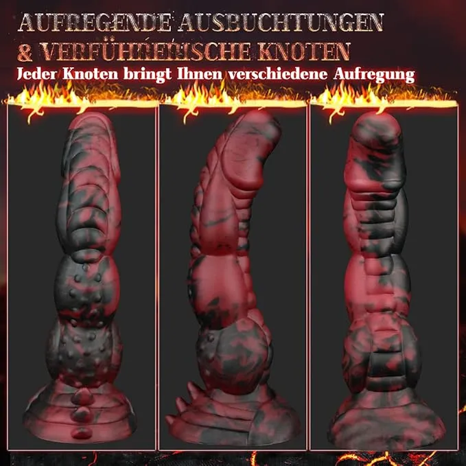 Dickman Realistic Monster Dildos- 8.5'' Knot Exotic Dildos Anal Dildos - Domlust Premium Silicone Sex Toys