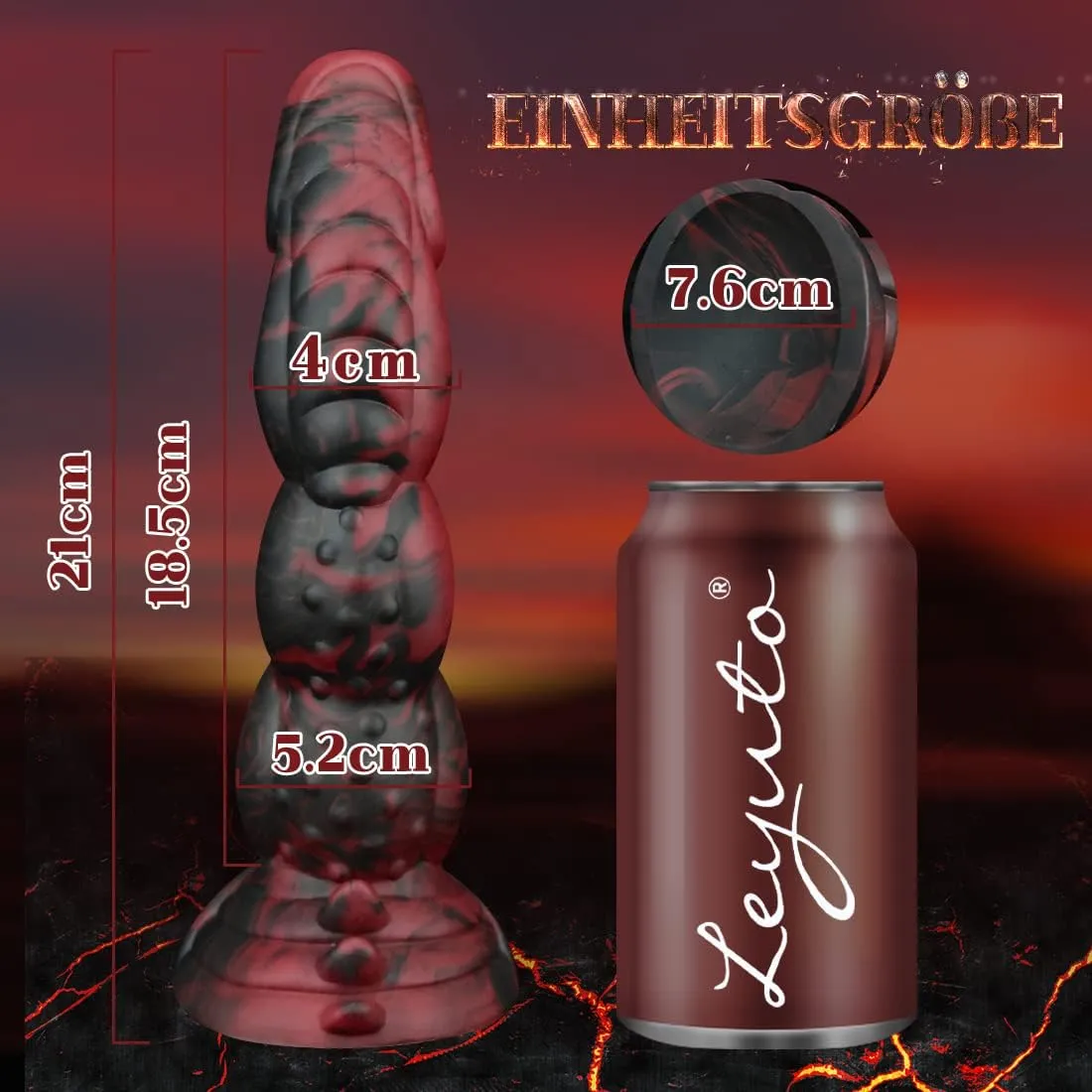 Dickman Realistic Monster Dildos- 8.5'' Knot Exotic Dildos Anal Dildos - Domlust Premium Silicone Sex Toys