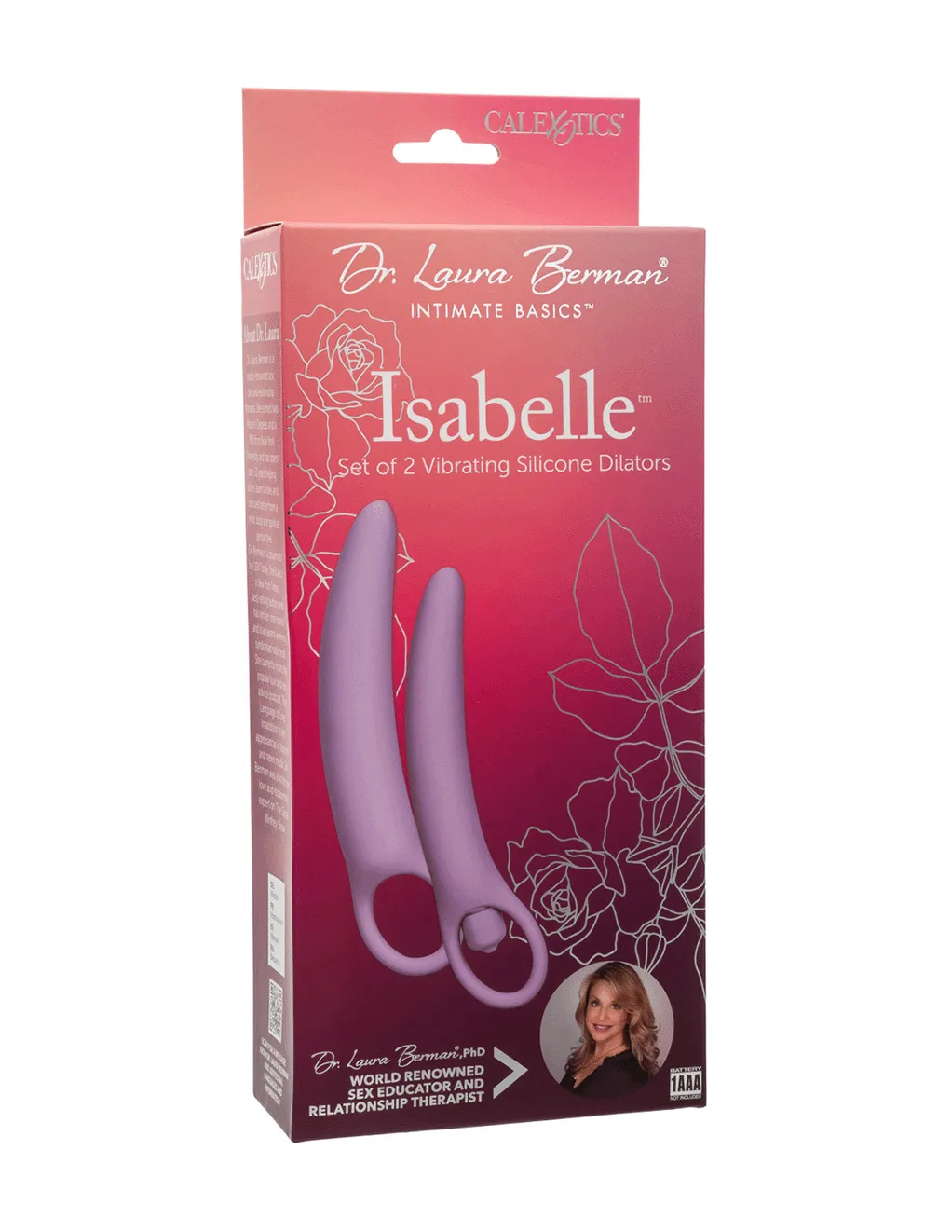 Dr. Laura Berman Isabelle 2pc Vibrating Silicone Dilators