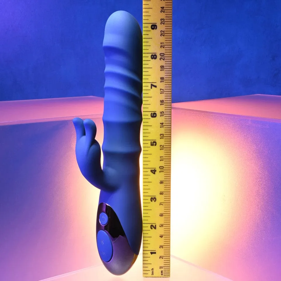 Evolved - The Ringer Vibrating Rabbit Dildo (Blue)