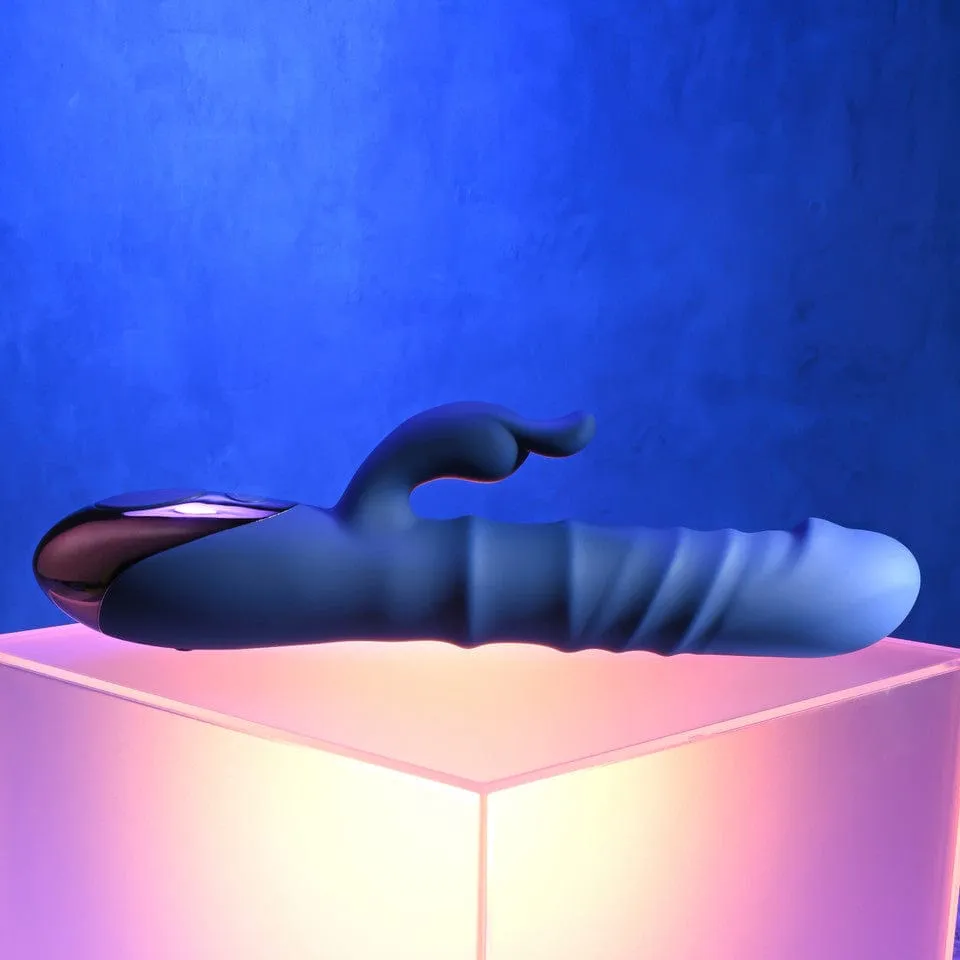 Evolved - The Ringer Vibrating Rabbit Dildo (Blue)