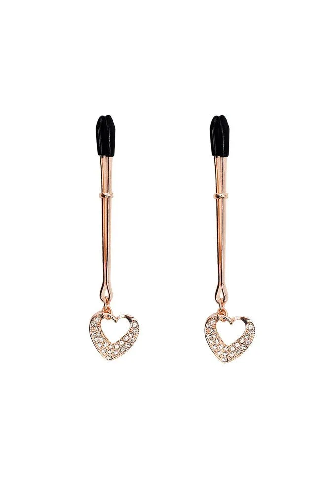 Fetish Clitoral Clamps | Rose Gold | Adjustable