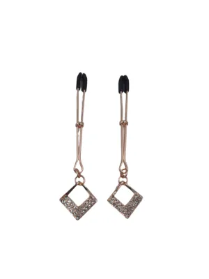 Fetish Clitoral Clamps | Rose Gold | Adjustable
