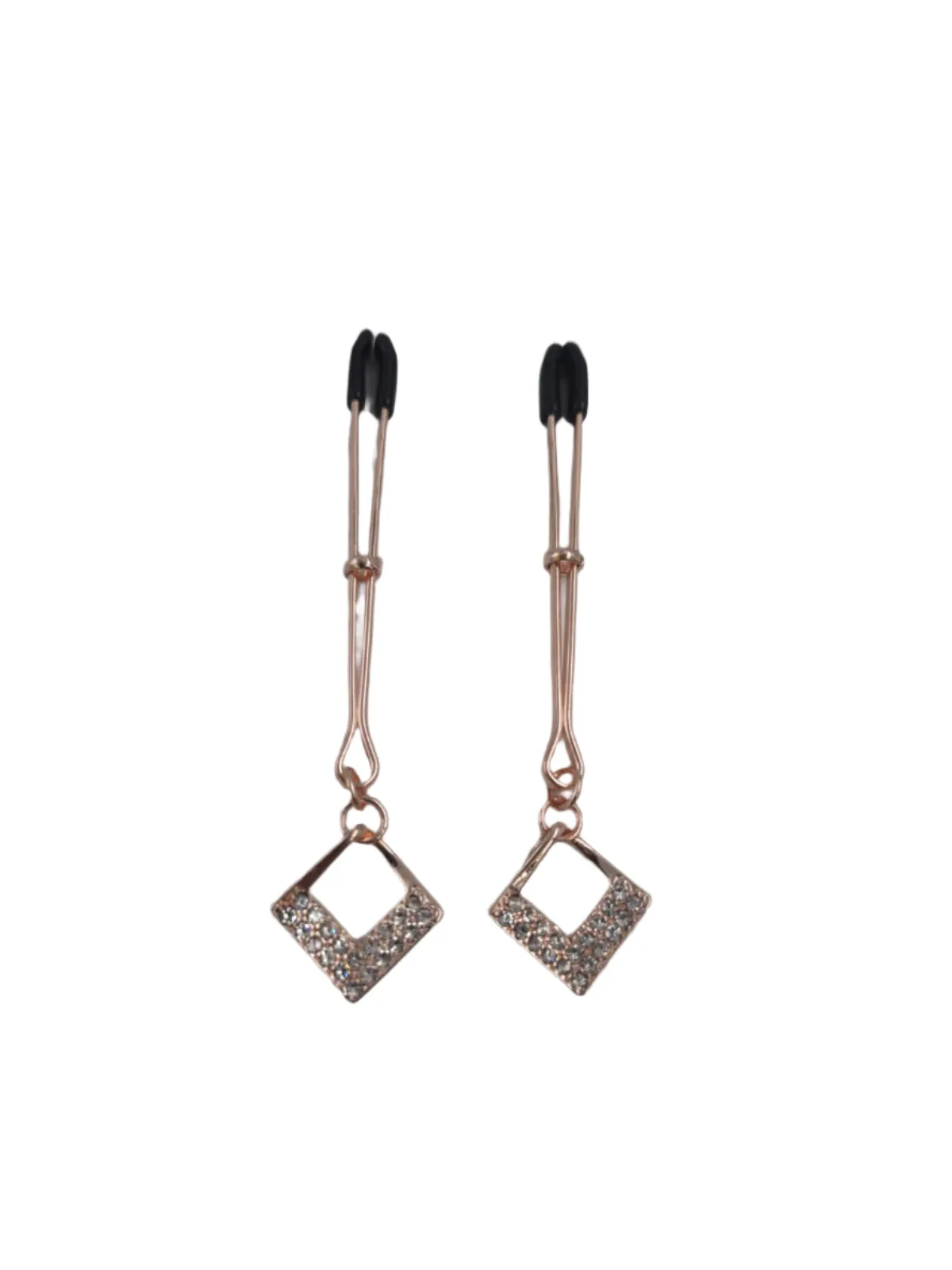 Fetish Clitoral Clamps | Rose Gold | Adjustable