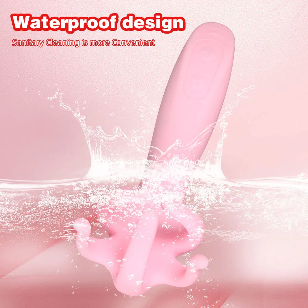 Finger Vibrator Sex Toys for Women - Realistic Five-finger Breast Vaginal Prostate Massager