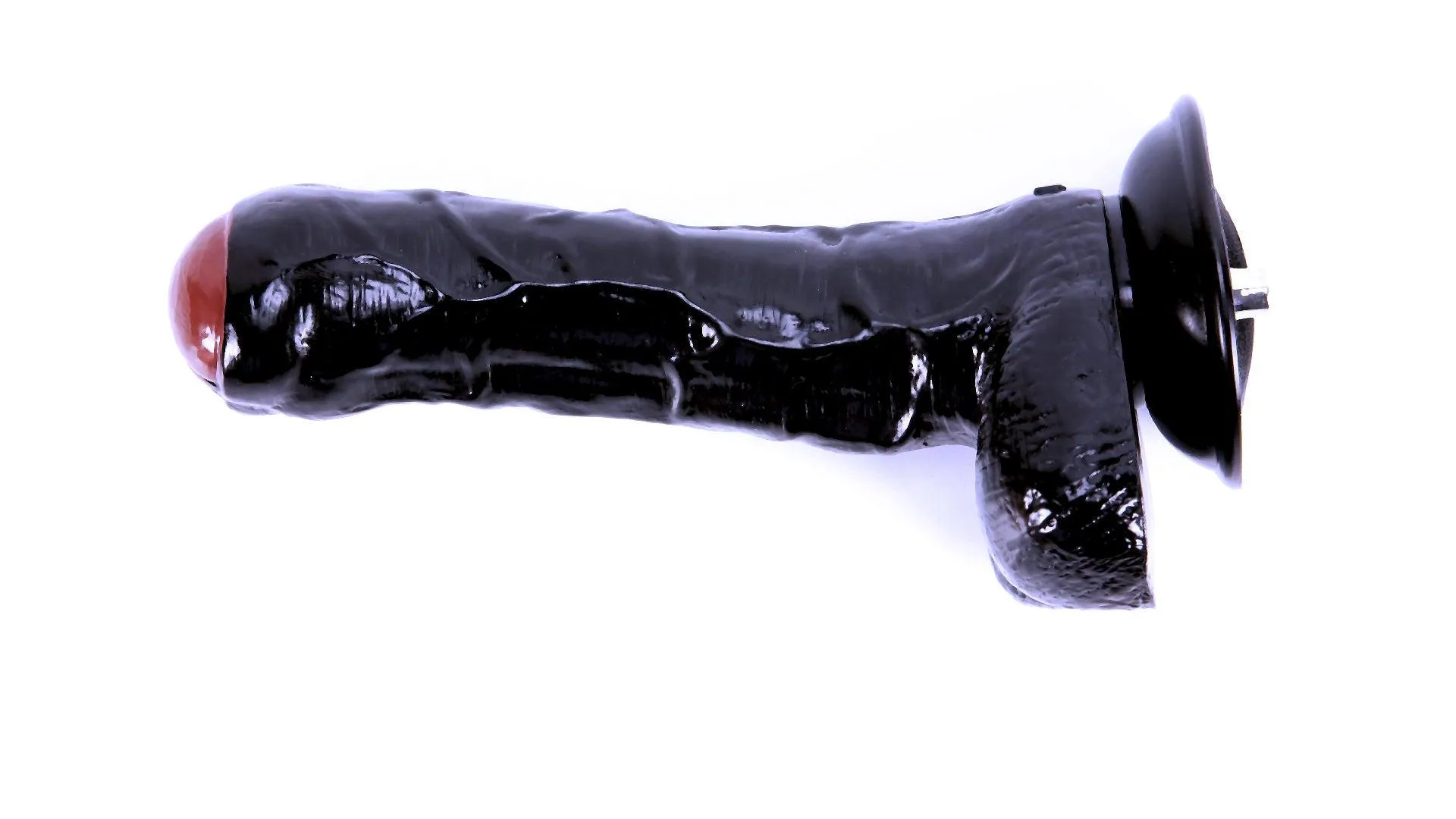 Foreskin Black Dildo for Premium Sex Machine