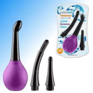 Fresh   Deluxe Anal Soft-Tip Enema with 3 Soft Nozzle Tips