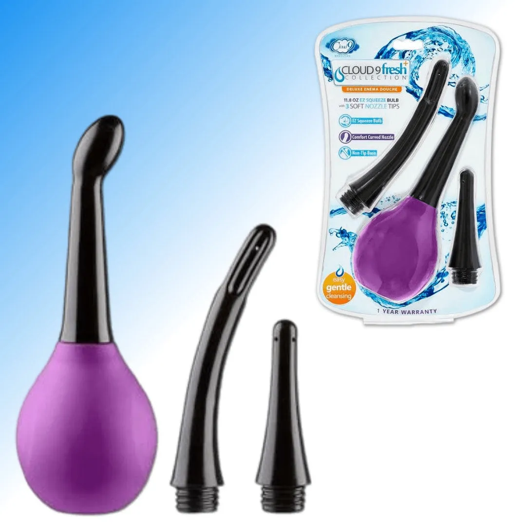 Fresh   Deluxe Anal Soft-Tip Enema with 3 Soft Nozzle Tips