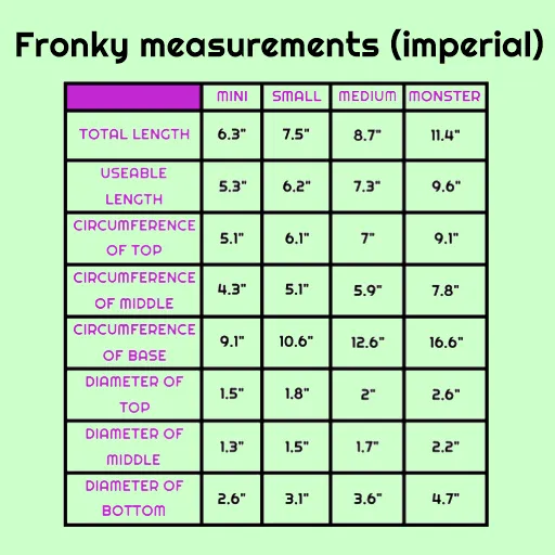 Fronky Icy Blue Monstrous Medium (A5)