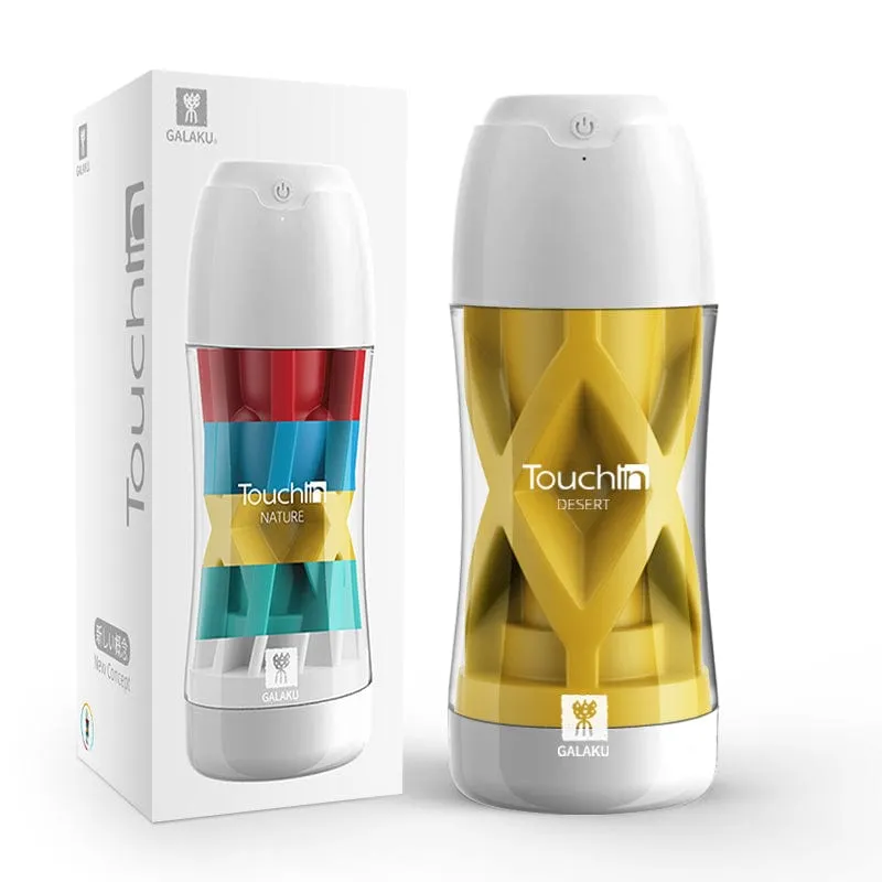 Galaku - Touch In Vibrating Masturbator Cup Stroker
