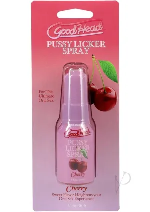 Goodhead Pussy Licker Spray Cherry 1oz