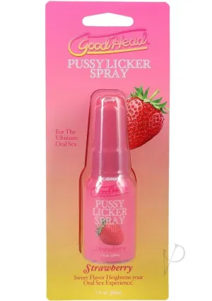 Goodhead Pussy Licker Spray Strawber 1oz