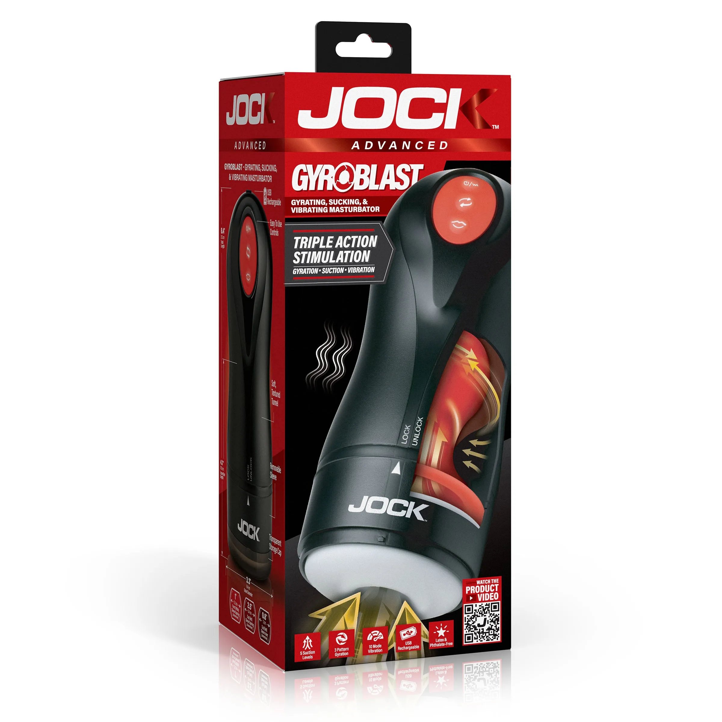 Gyroblast Gyrating. Sucking. & Vibrating Masturbator