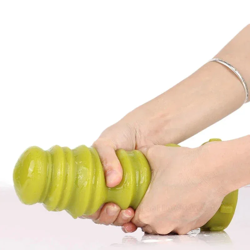 Huge Dildo Butt Plug - Silicone Macaron Anal Dildo Dilator Vaginal Prostate Massager