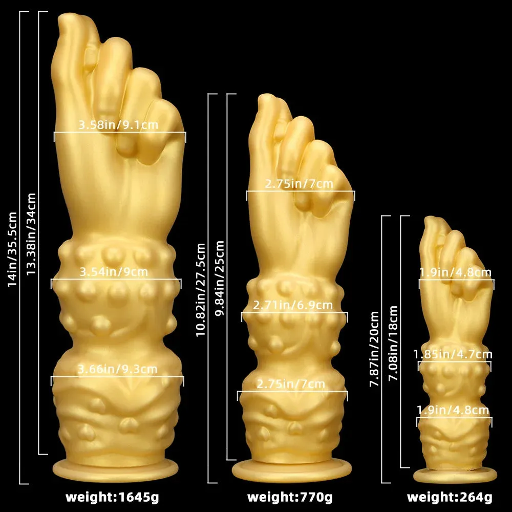Huge Fantasy Fist Anal Dildo Butt Plug - Realistic Silicone Anal Dilator Prostate Massager