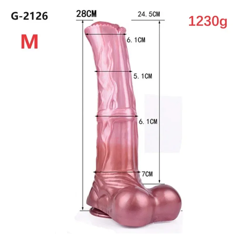 Huge Horse Dildo Butt Plug - Exotic Animal Silicone Anal Dildo Suction Cup Sex Toys