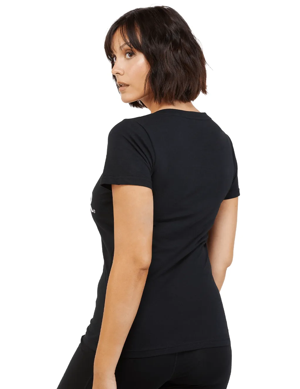 HUSTLER Classic Logo V Neck Tee