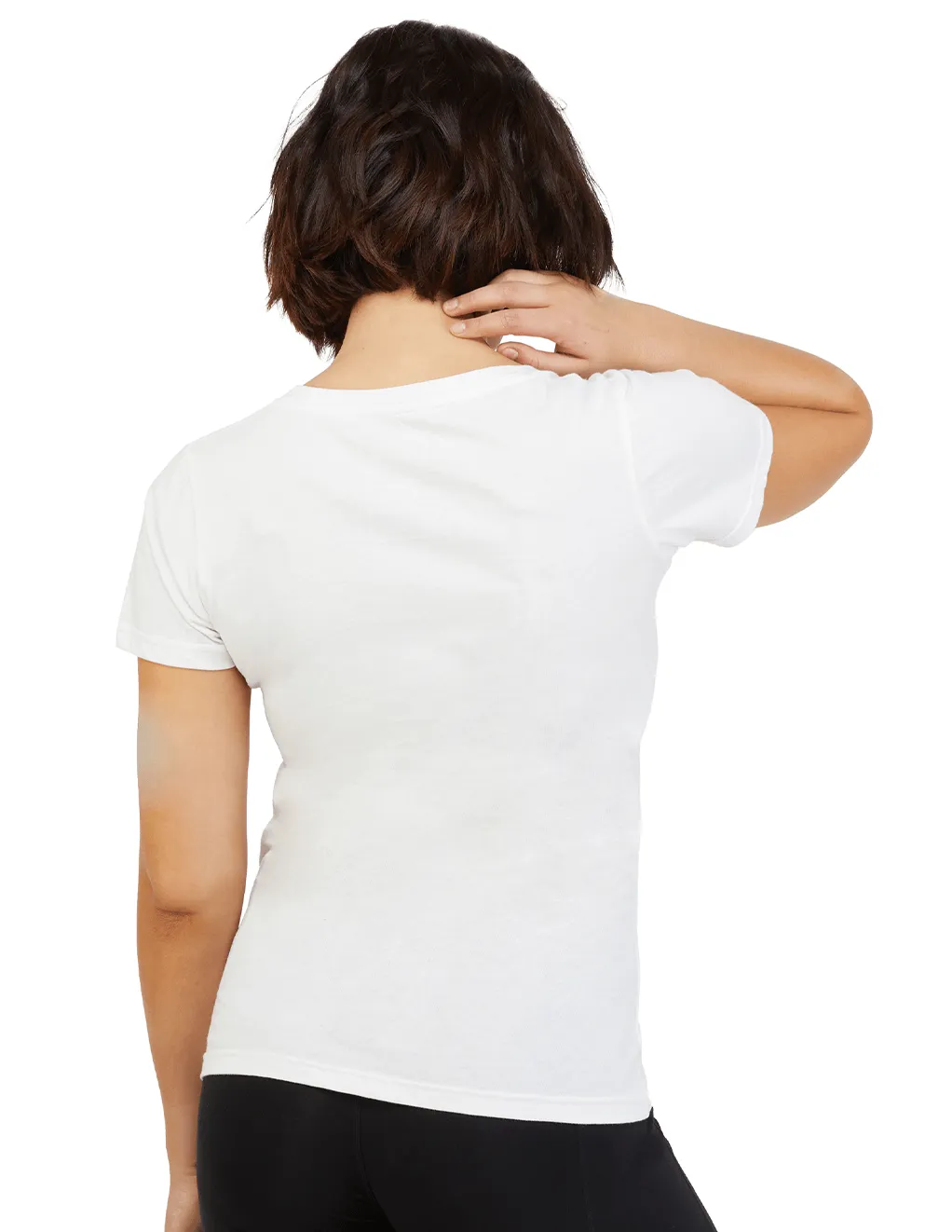 HUSTLER Classic Logo V Neck Tee