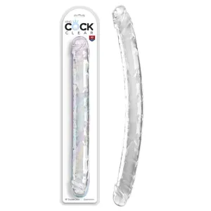 King Cock Clear 18 Double Dildo by Pipedreams Products®