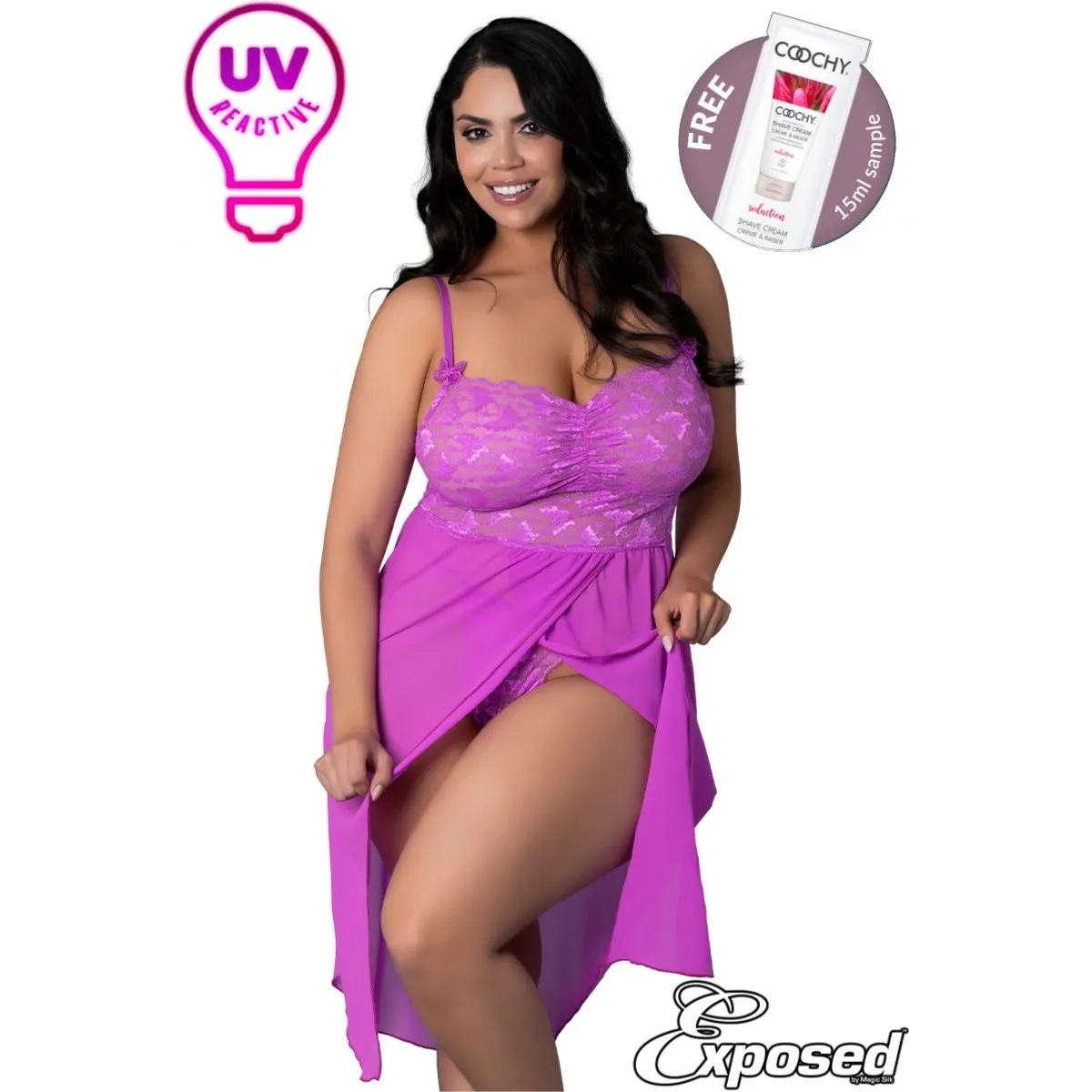 Lace Long Gown by Magic Silk