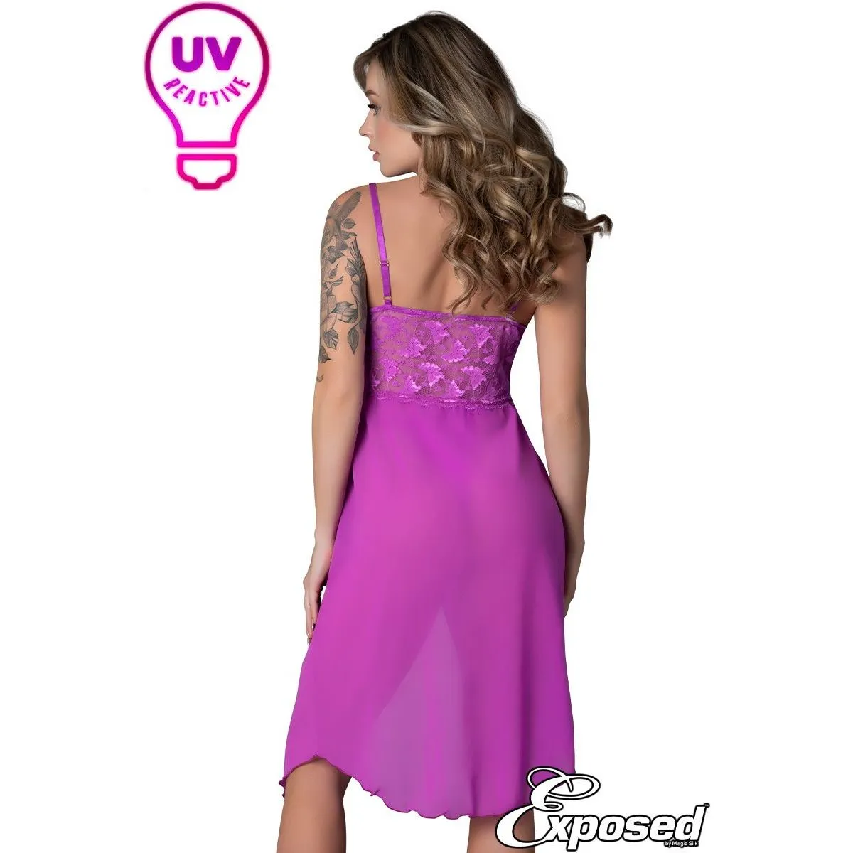 Lace Long Gown by Magic Silk