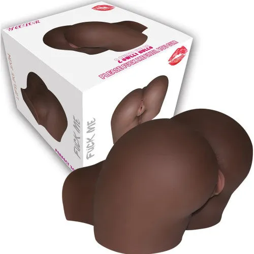 Large Realistic Pussy & Ass Masturbator Double Hole Black 10 Kg