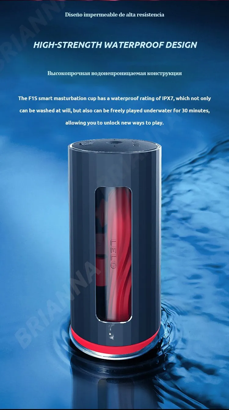 LELO F1S Masturbation Fully Automatic Cup APP Bluetooth Penis Massager Soft Silicone Artificial Vagina