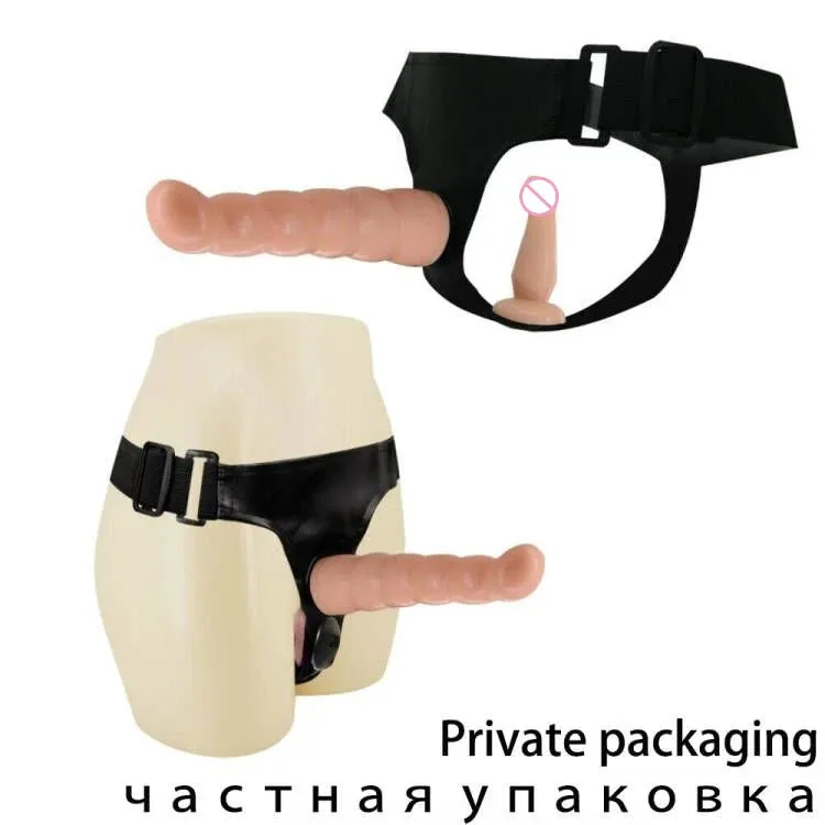 Lesbian Strap On Dildo - Harness Belt Strapon Double End Anal Dildo Sex Toys for Couple