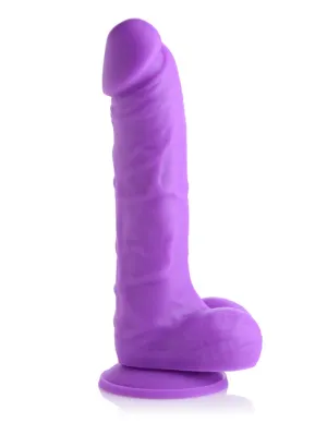 Lollicock 7in Silicone Dildo w. Balls