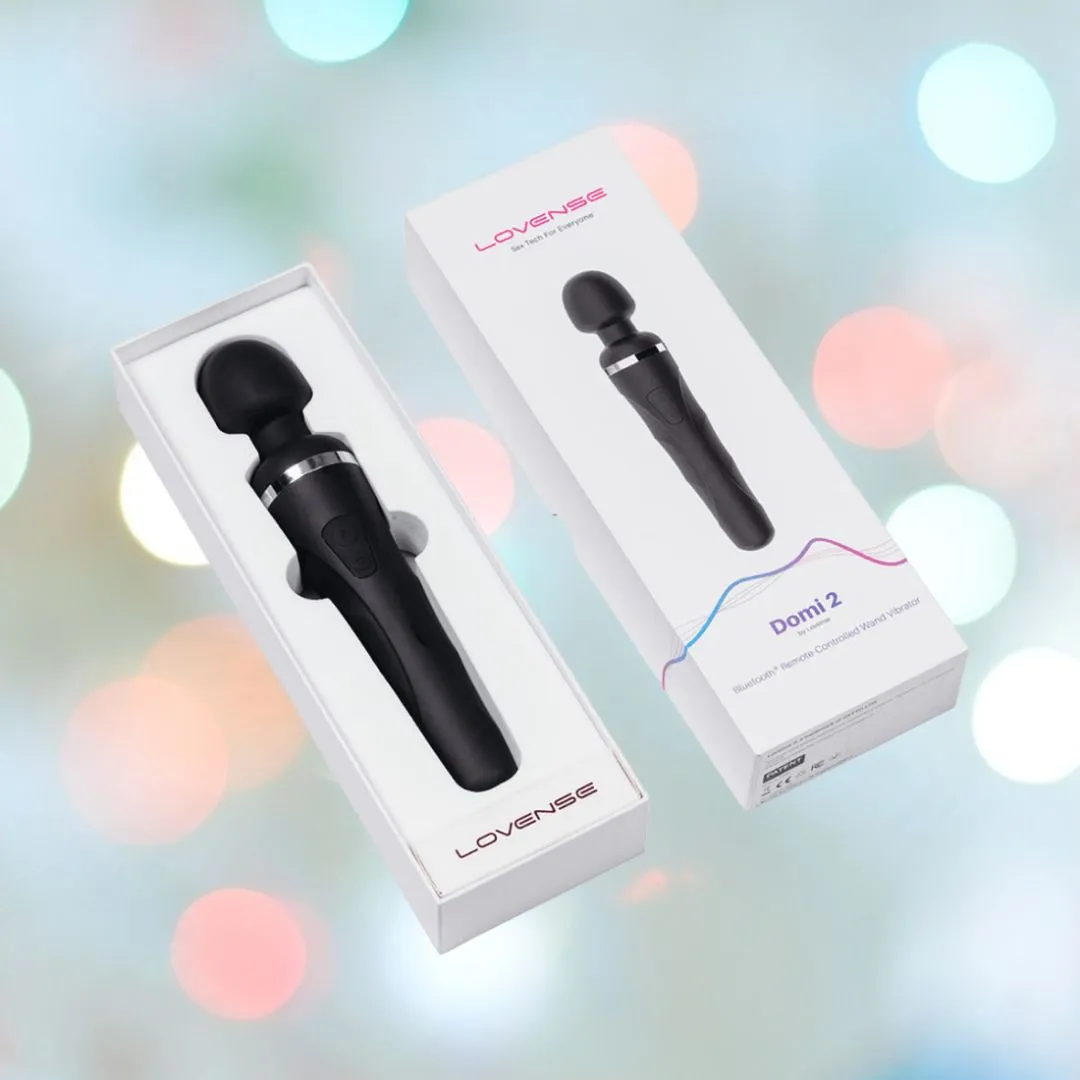 Lovense Domi 2 Bluetooth App Controlled Wand Vibrator