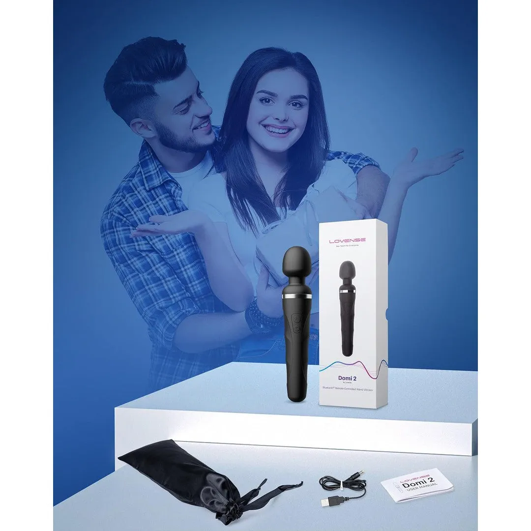 Lovense Domi 2 Bluetooth App Controlled Wand Vibrator