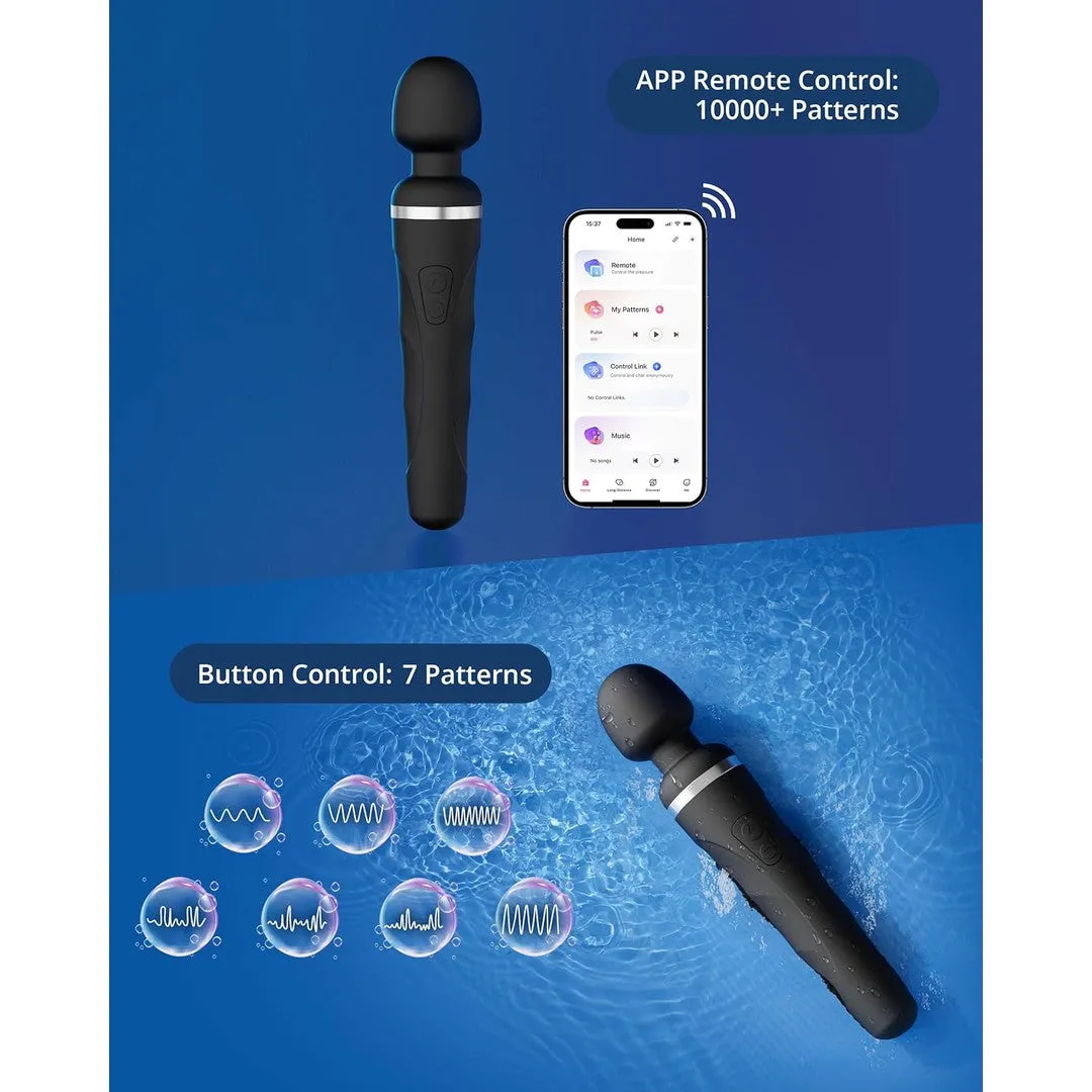Lovense Domi 2 Bluetooth App Controlled Wand Vibrator