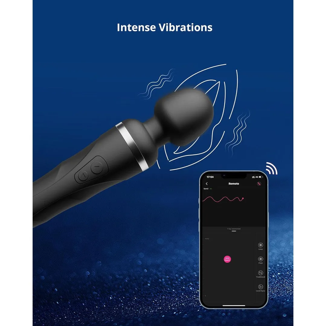 Lovense Domi 2 Bluetooth App Controlled Wand Vibrator