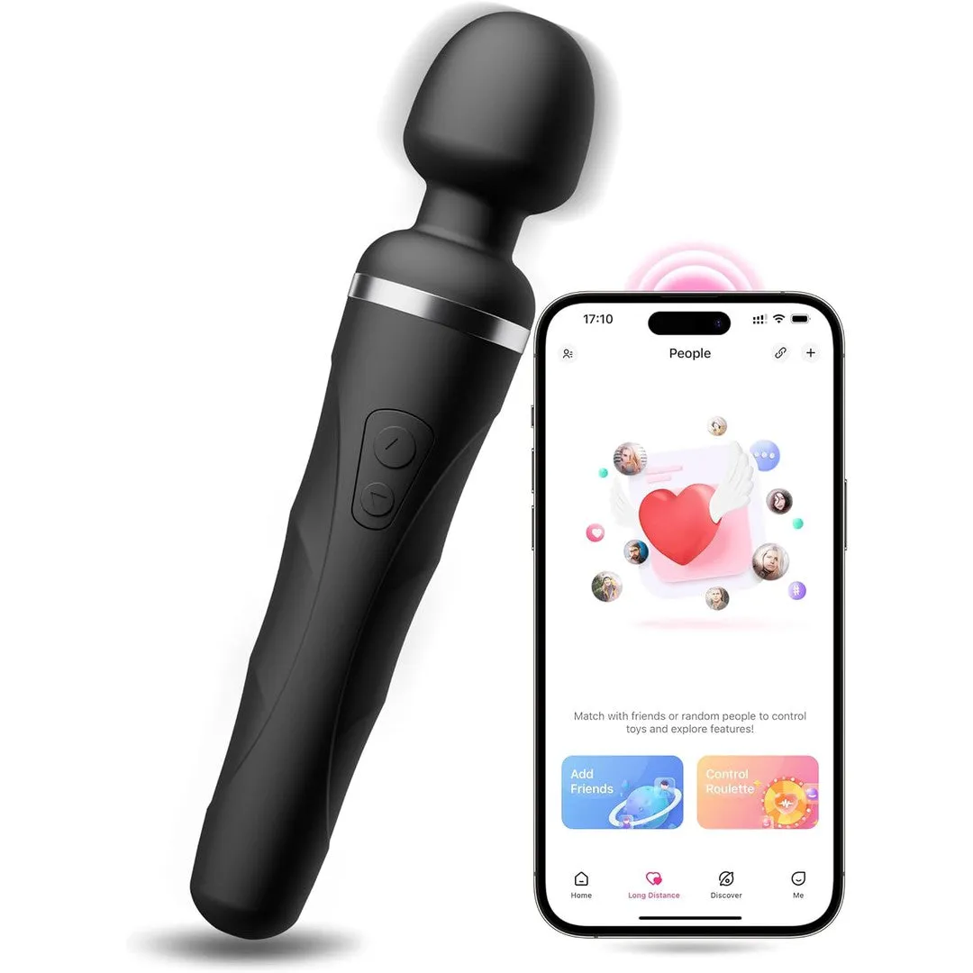 Lovense Domi 2 Bluetooth App Controlled Wand Vibrator