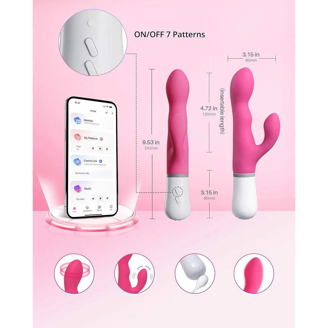 Lovense Nora Bluetooth-Controlled Rabbit Vibrator
