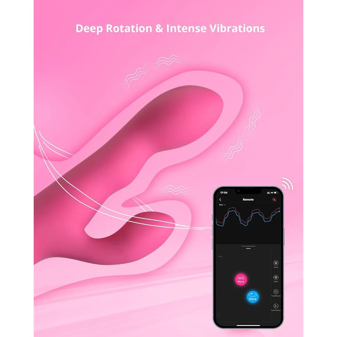 Lovense Nora Bluetooth-Controlled Rabbit Vibrator