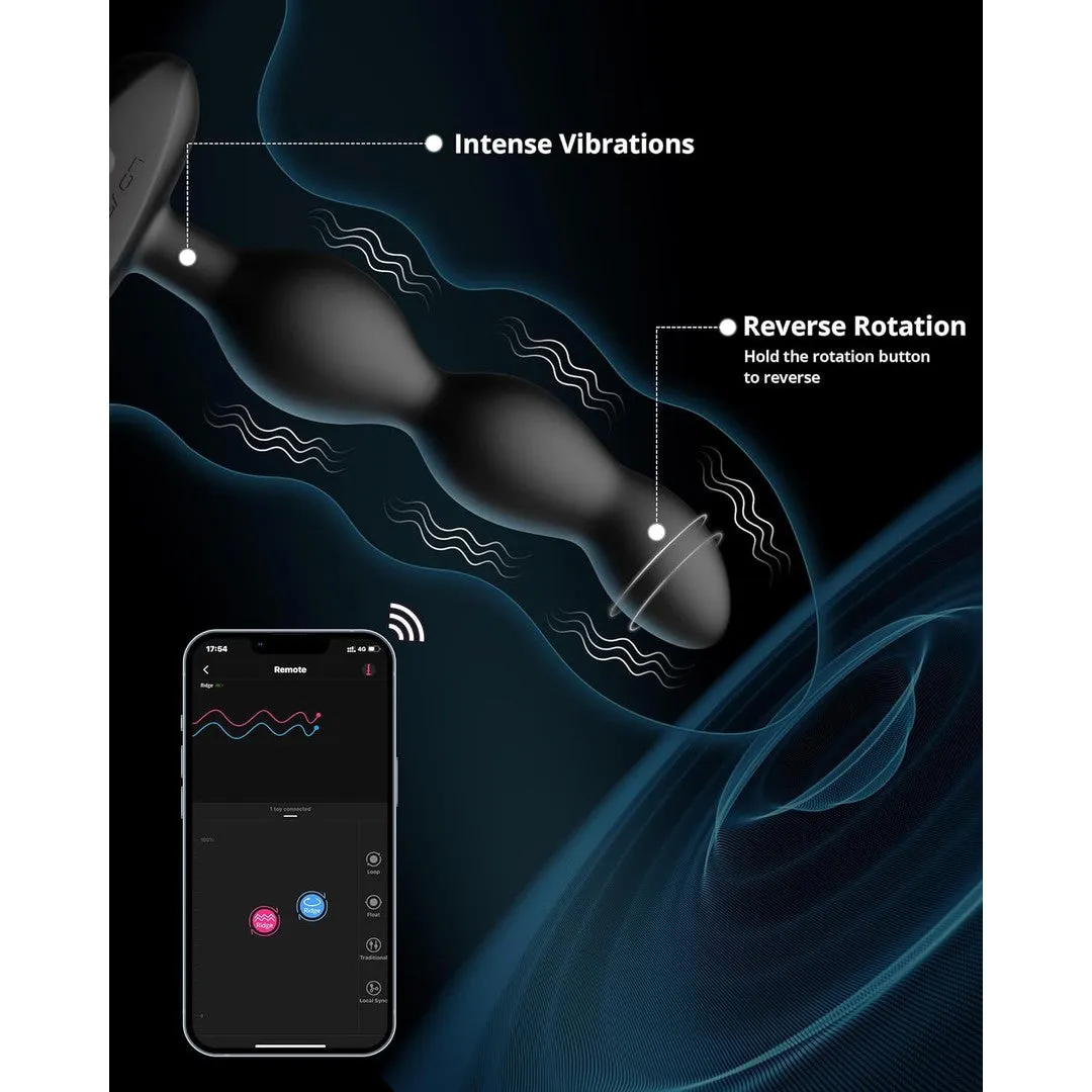 Lovense Ridge Vibrating and Rotating Anal Beads