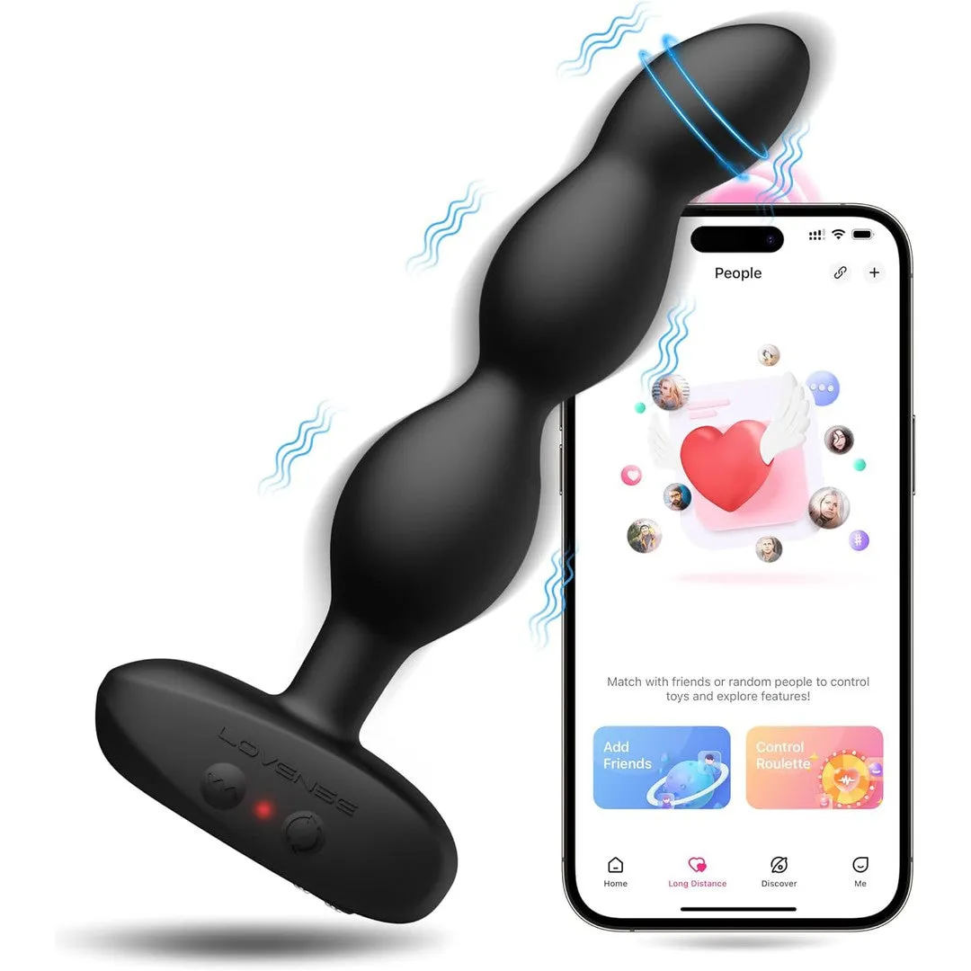 Lovense Ridge Vibrating and Rotating Anal Beads