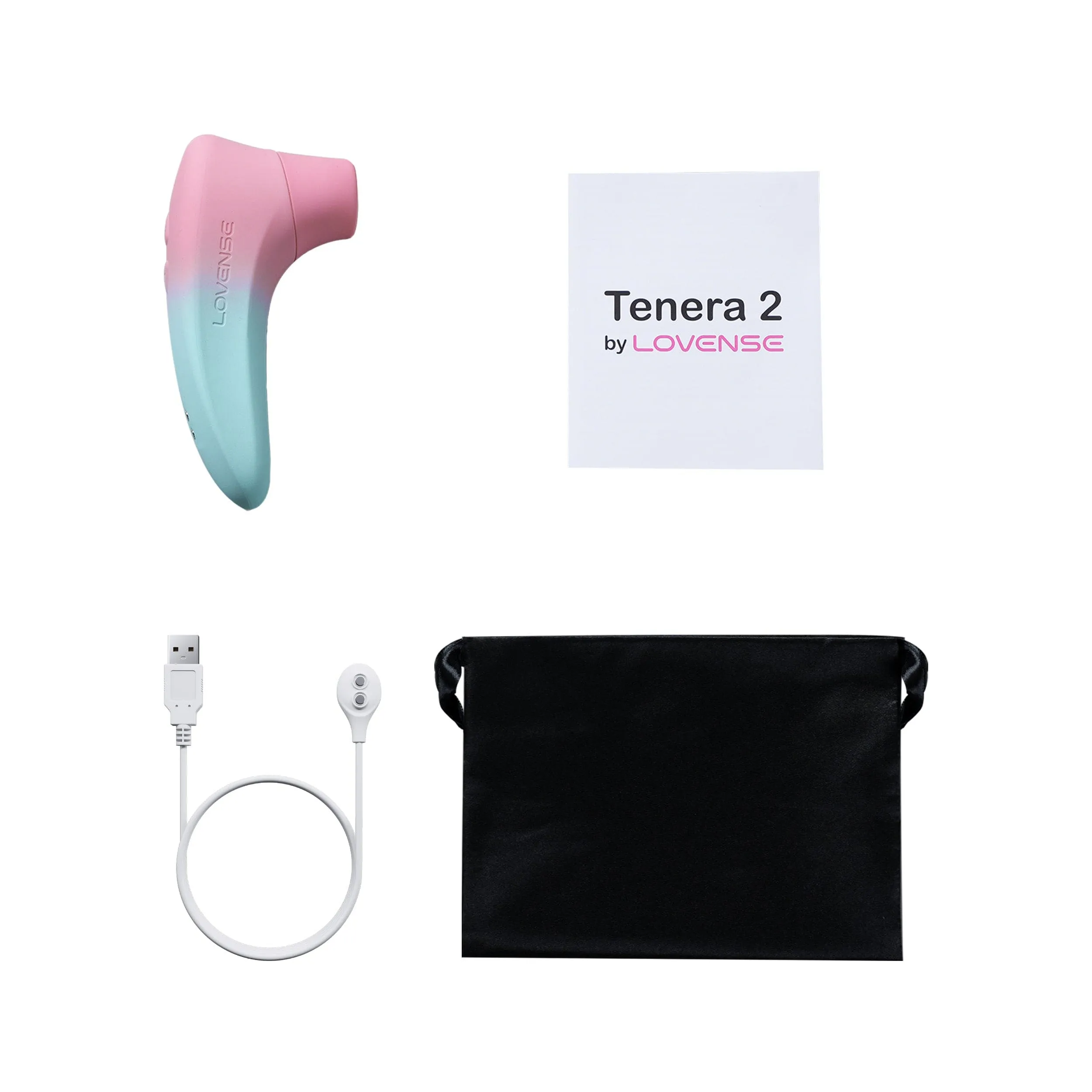 Lovense - Tenera 2 App-Controlled Clitoral Air Stimulator (Pink/Blue)