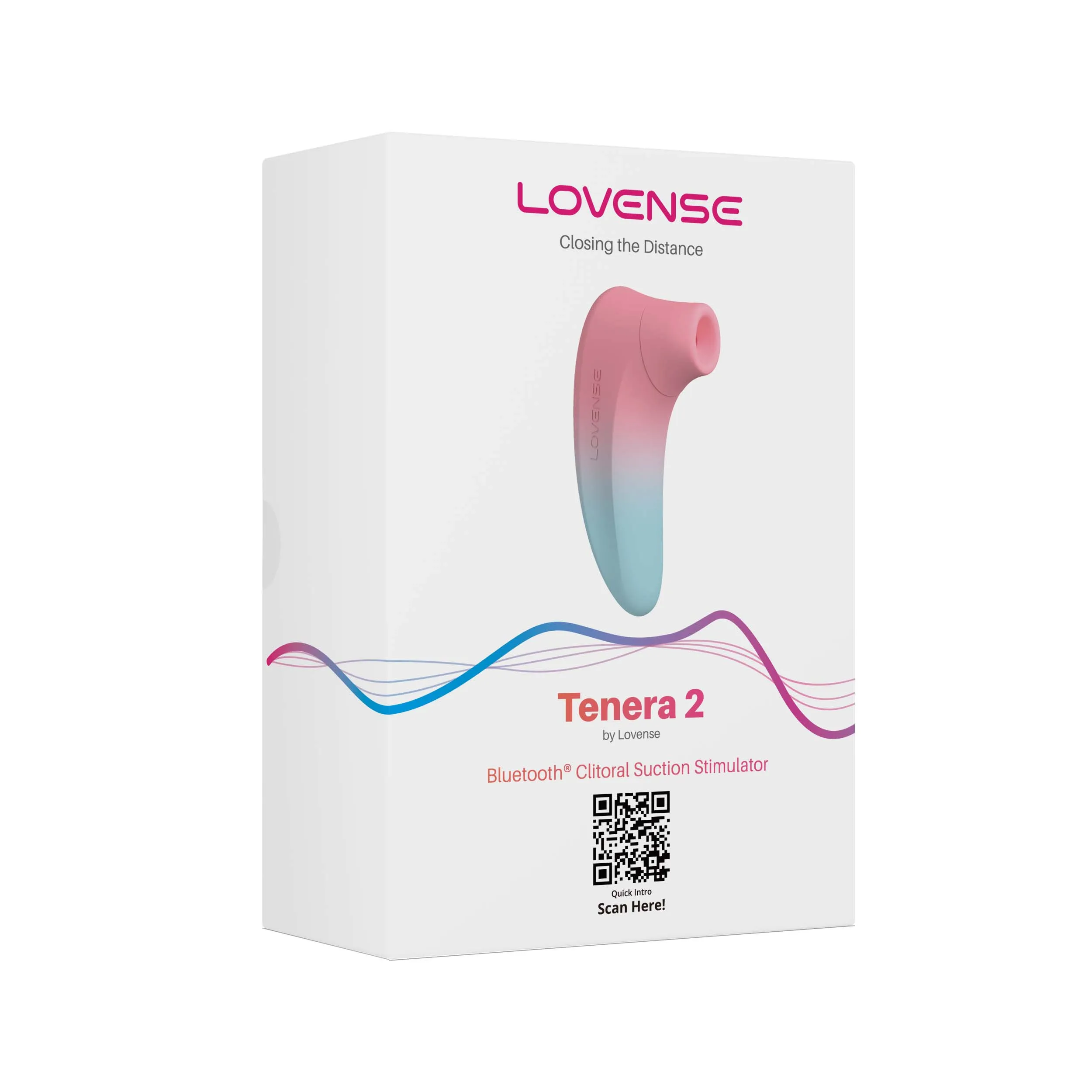 Lovense - Tenera 2 App-Controlled Clitoral Air Stimulator (Pink/Blue)