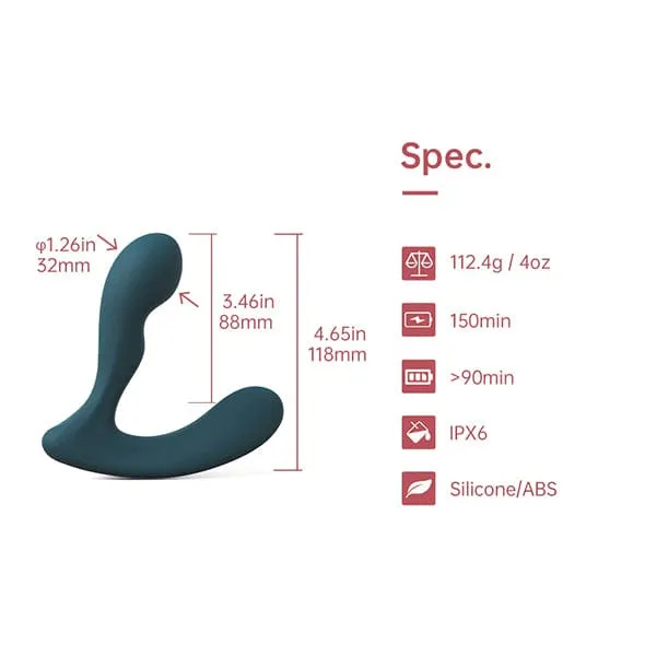 Magic Motion - Solstice X App-Controlled Prostate Vibrator (Green)