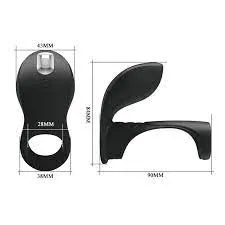 Male Power Silicone Vibrating Penis Sleeve | Clitoral Massager | Waterproof | Couples