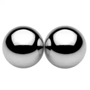 Master Series Stainless Steel Silver Magnetic Nipple Orbs