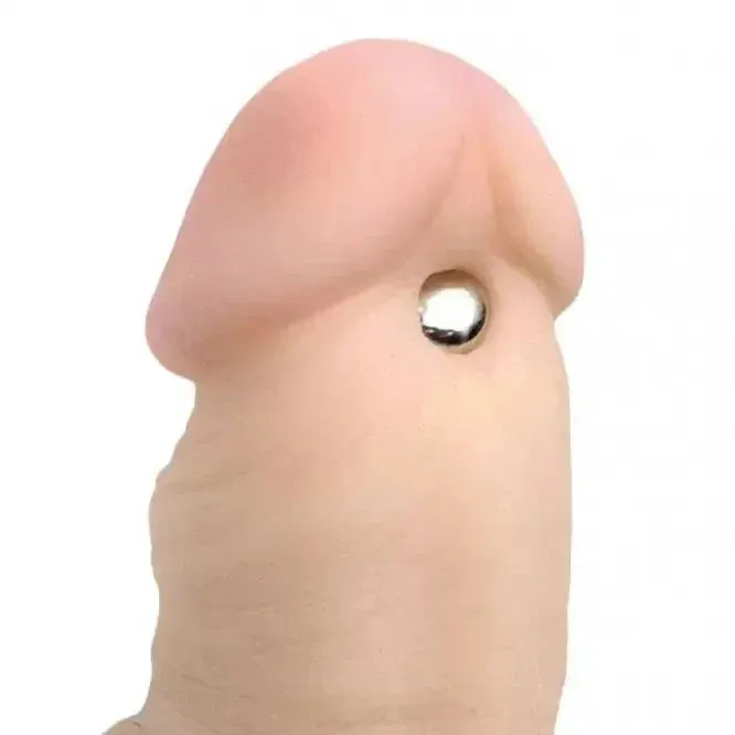 Master Series Stainless Steel Silver Magnetic Nipple Orbs
